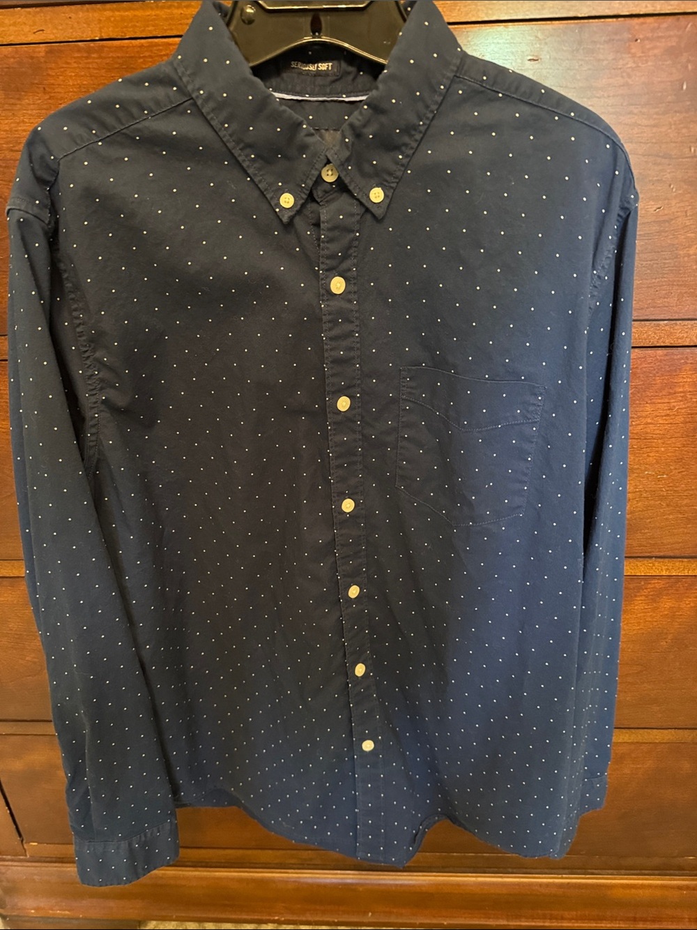 Men’s cotton button down shirt